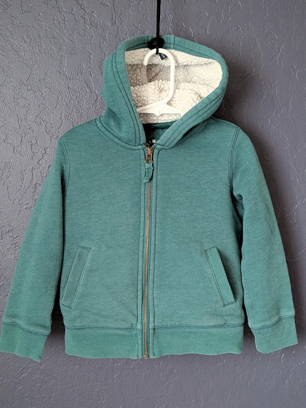 Primary Kids teddy fleece-lined zip hoodie